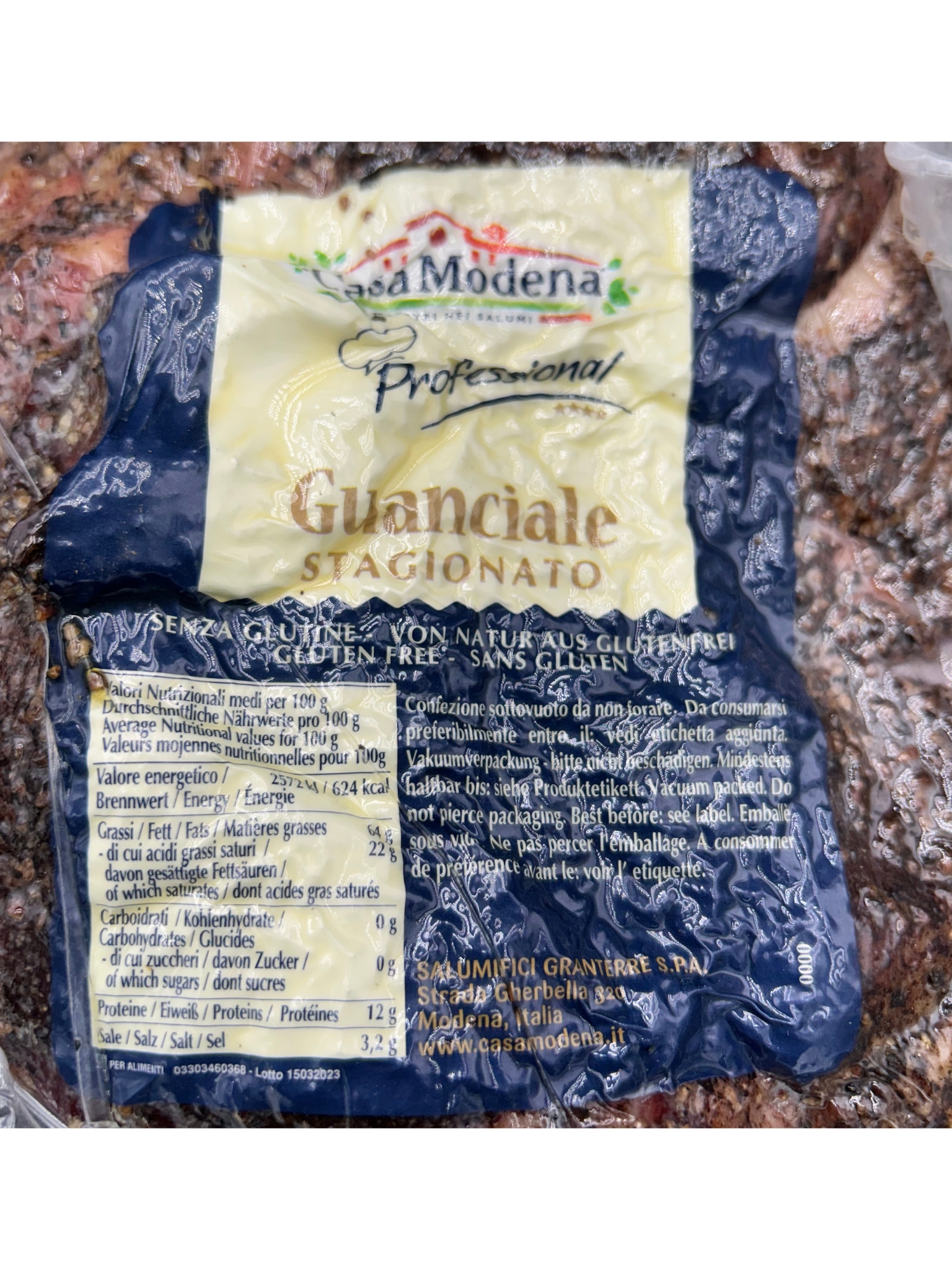 GUANCIALE POIVREE S/VIDE